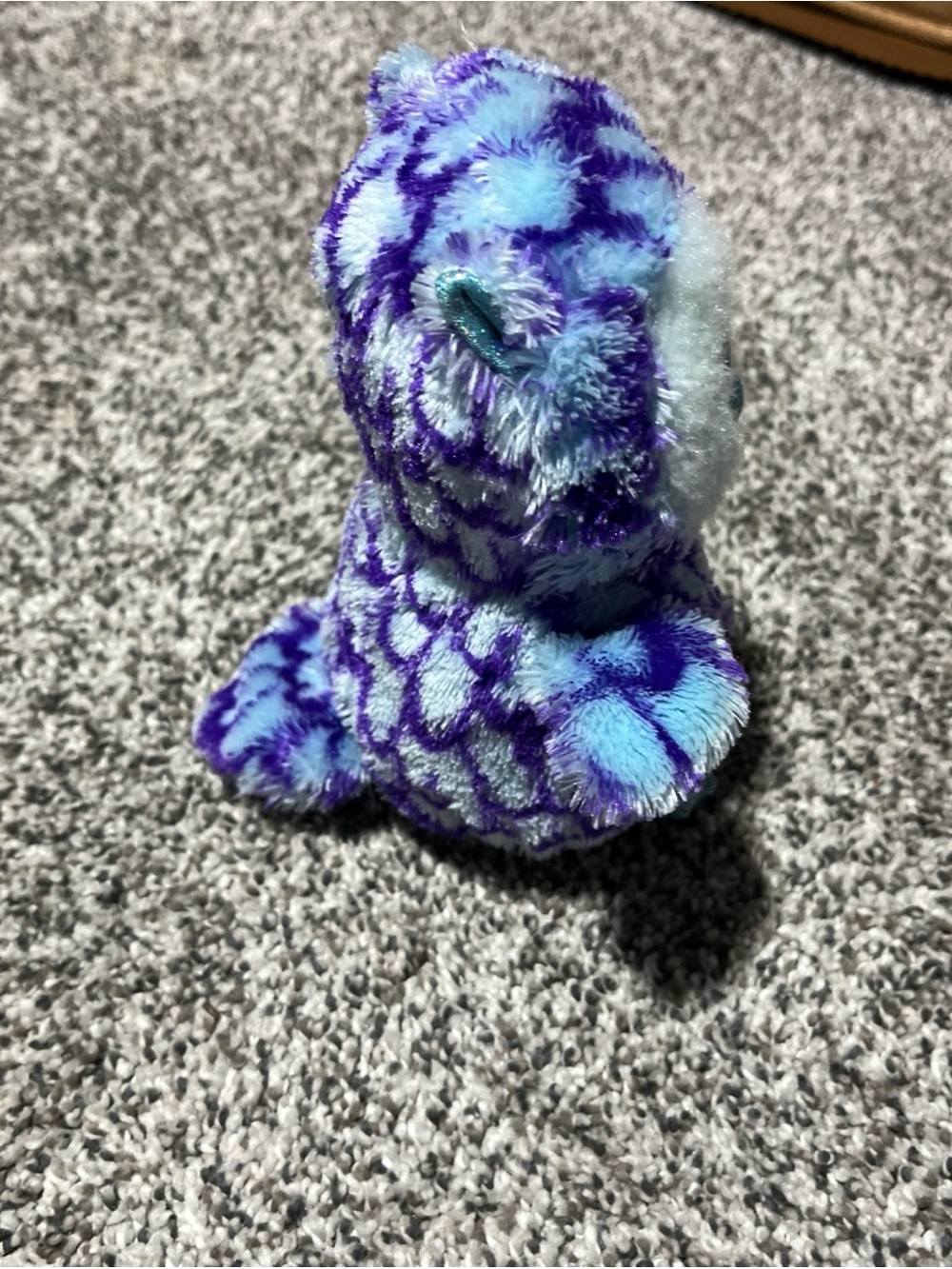 Ty Beanie Boos OSCAR the Owl 6" Beanbag Plush Toy w/ Glitter Eyes - Picture 4 of 10